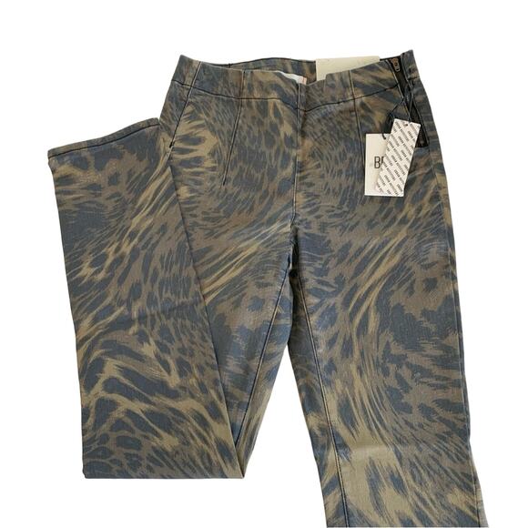 Urban Outfitters BDG Brown Multi Animal Print High Waist Ankle Zip Skinny Jeans - Picture 2 of 8